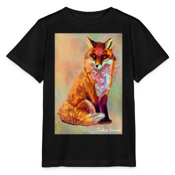 Fuchs Poster - Stanley/Stella Kinder T-Shirt MINI CREATOR  - Schwarz - Vorne - Mikhail (115cm)