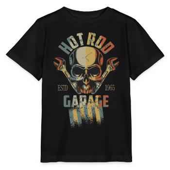 Hot Rod - Stanley/Stella Kinder T-Shirt MINI CREATOR  - Schwarz - Vorne - Mikhail (115cm)