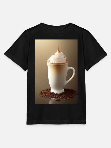 Kaffee, Kaffeebohnen - Stanley/Stella Kinder T-Shirt MINI CREATOR - Schwarz