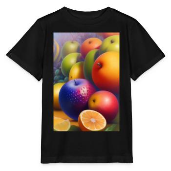 Fruit - T-shirt bio MINI CREATOR Stanley/Stella Enfant - noir - Devant - Mikhail (115cm)