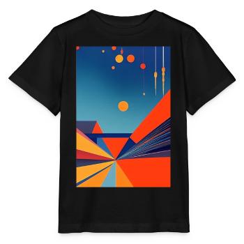 Abstrakte Kunst - Stanley/Stella Kinder T-Shirt MINI CREATOR  - Schwarz - Vorne - Mikhail (115cm)