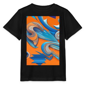 Abstrakte Kunst - Stanley/Stella Kinder T-Shirt MINI CREATOR  - Schwarz - Vorne - Mikhail (115cm)