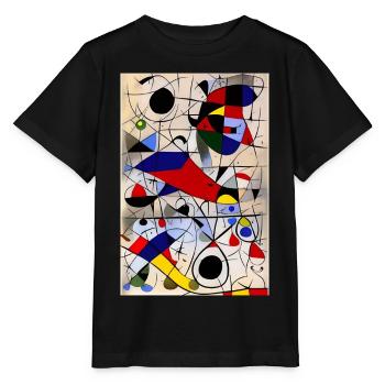 Abstrakte Kunst - Stanley/Stella Kinder T-Shirt MINI CREATOR  - Schwarz - Vorne - Mikhail (115cm)