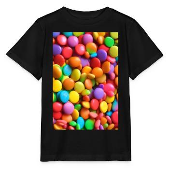 Bonbons - T-shirt bio MINI CREATOR Stanley/Stella Enfant - noir - Devant - Mikhail (115cm)