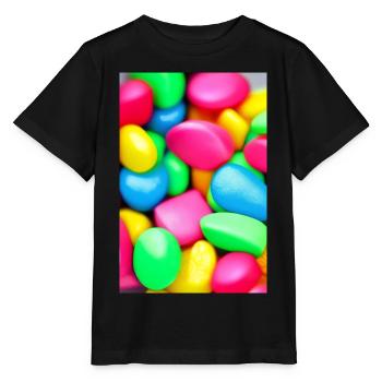 Bonbons - T-shirt bio MINI CREATOR Stanley/Stella Enfant - noir - Devant - Mikhail (115cm)