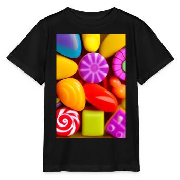 Bonbons - T-shirt bio MINI CREATOR Stanley/Stella Enfant - noir - Devant - Mikhail (115cm)