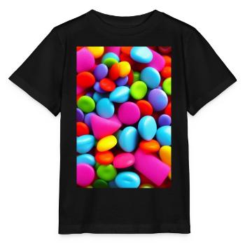 Bonbons - T-shirt bio MINI CREATOR Stanley/Stella Enfant - noir - Devant - Mikhail (115cm)