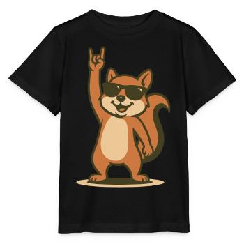 Rock'n'Roll Nutcracker - Stanley/Stella MINI CREATOR Kids’ T-Shirt - black - Front - Mikhail (115cm)
