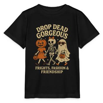 Drop Dead Gorgeous – Halloween Fashion & Friends - Stanley/Stella Kinder T-Shirt MINI CREATOR  - Schwarz - Vorne - Mikhail (115cm)