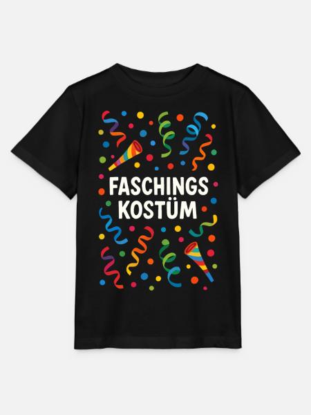 Fasching Konfetti Faschingskostüm bunt - Stanley/Stella Kinder T-Shirt MINI CREATOR - Schwarz