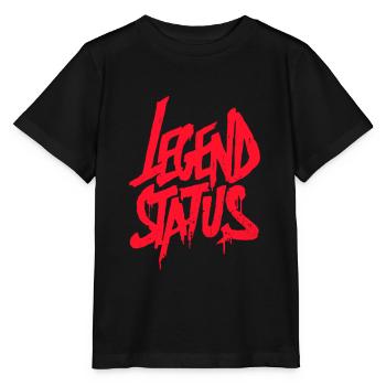 Legend Status Graffiti - Stanley/Stella Kinder T-Shirt MINI CREATOR  - Schwarz - Vorne - Mikhail (115cm)