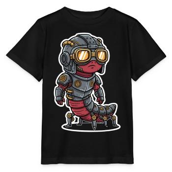 Centipede Steampunk Armored Steel Armor - Stanley/Stella MINI CREATOR Kids’ T-Shirt - black - Front - Mikhail (115cm)