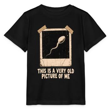 This Is A Very Old Picture Of Me Meme  - Stanley/Stella Kinder T-Shirt MINI CREATOR  - Schwarz - Vorne - Mikhail (115cm)