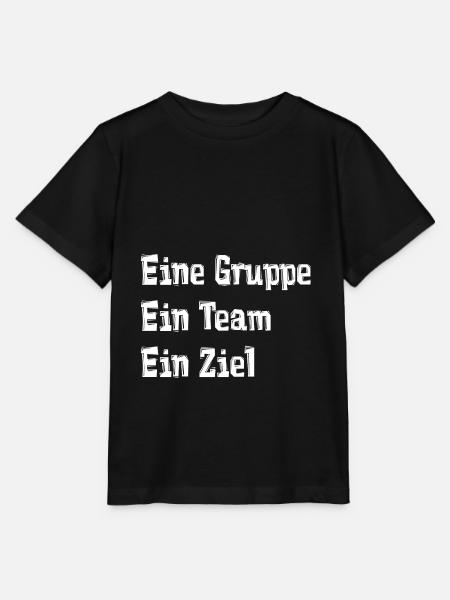 Gruppe, Team, Ziel - Stanley/Stella Kinder T-Shirt MINI CREATOR - Schwarz
