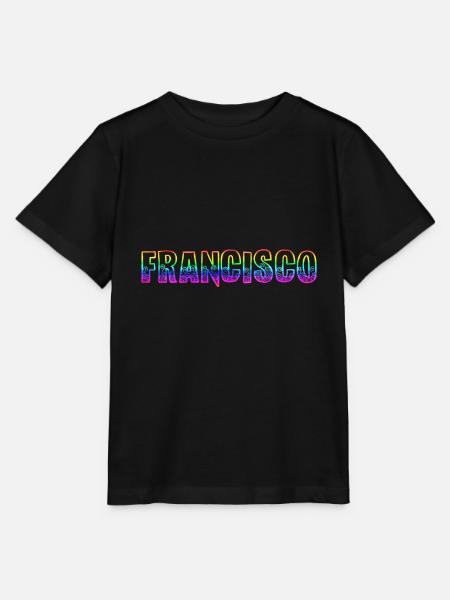 francisco rs regenbogen - Stanley/Stella Kinder T-Shirt MINI CREATOR  - Schwarz