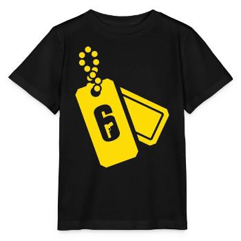 Rainbow Six Sitz, Pro League, Renown Icon - Stanley/Stella Kinder T-Shirt MINI CREATOR  - Schwarz - Vorne - Mikhail (115cm)