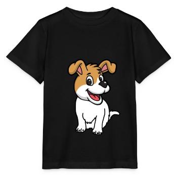 Animaux chiens Chiens Enfants Bébé Bébé Animaux - T-shirt bio MINI CREATOR Stanley/Stella Enfant - noir - Devant - Mikhail (115cm)