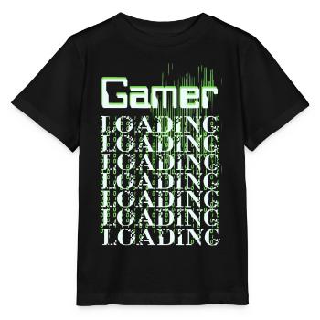 Gamer Matrix - Stanley/Stella MINI CREATOR Kids’ T-Shirt - black - Front - Mikhail (115cm)