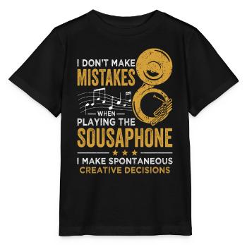 Sousaphon Blasmusik Orchester Blaskapelle - Stanley/Stella Kinder T-Shirt MINI CREATOR  - Schwarz - Vorne - Mikhail (115cm)