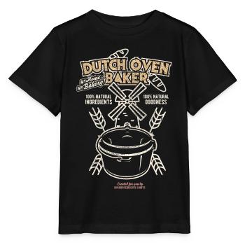 Dutch Oven Baker - Stanley/Stella MINI CREATOR Kids’ T-Shirt - black - Front - Mikhail (115cm)