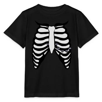 12 Kanal EKG - Stanley/Stella Kinder T-Shirt MINI CREATOR  - Schwarz - Vorne - Mikhail (115cm)