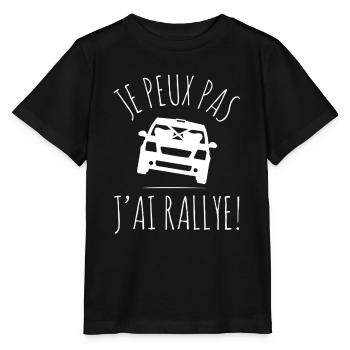 Ich kann nicht, ich habe eine Rallye! C2 - Stanley/Stella Kinder T-Shirt MINI CREATOR  - Schwarz - Vorne - Mikhail (115cm)