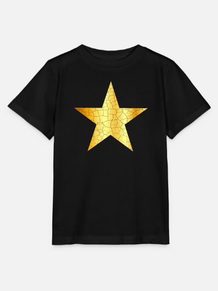 Gold Star - Golden Star VINTAGE - Stanley/Stella MINI CREATOR Kids’ T-Shirt - black