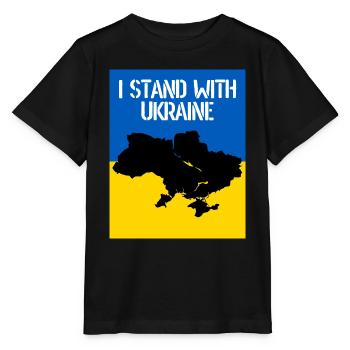 Ukraine - Stanley/Stella MINI CREATOR Kids’ T-Shirt - black - Front - Mikhail (115cm)