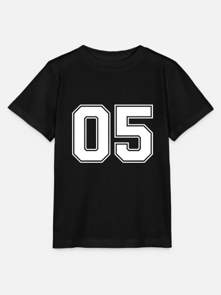 05 Nummer - Stanley/Stella Kinder T-Shirt MINI CREATOR  - Schwarz