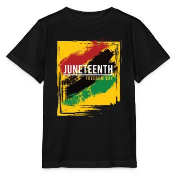 JUNETEENTH - FREEDOM DAY - Stanley/Stella MINI CREATOR Kids’ T-Shirt - black - Front - Mikhail (115cm)