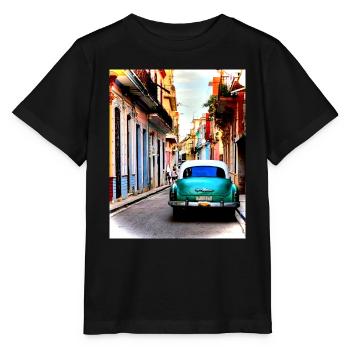Rêve de La Havane - T-shirt bio MINI CREATOR Stanley/Stella Enfant - noir - Devant - Mikhail (115cm)