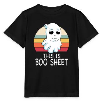This Is Boo Sheet - Stanley/Stella MINI CREATOR Kids’ T-Shirt - black - Front - Mikhail (115cm)