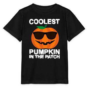 Coolest Pumpkin in the Patch - Stanley/Stella MINI CREATOR Kids’ T-Shirt - black - Front - Mikhail (115cm)
