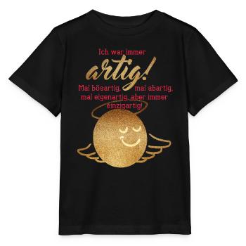 Ich War Immer Artig - Stanley/Stella Kinder T-Shirt MINI CREATOR  - Schwarz - Vorne - Mikhail (115cm)