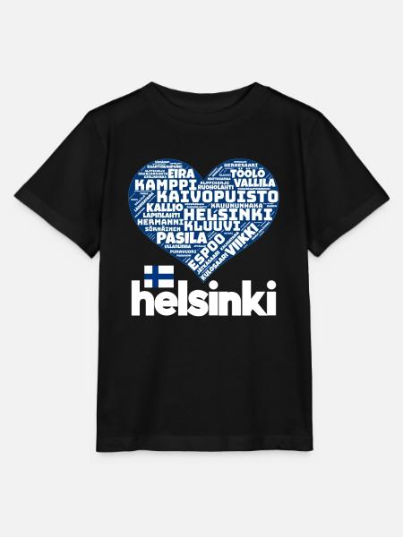Helsinki - Stanley/Stella Kinder T-Shirt MINI CREATOR - Schwarz