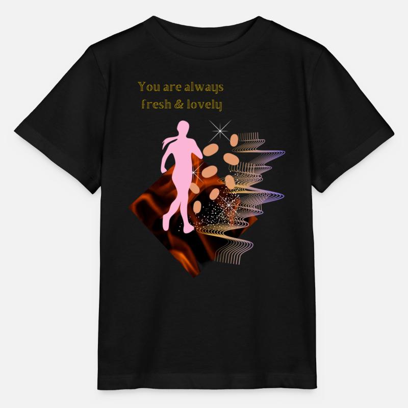 frais et charmant comme moi - T-shirt bio MINI CREATOR Stanley/Stella Enfant - noir