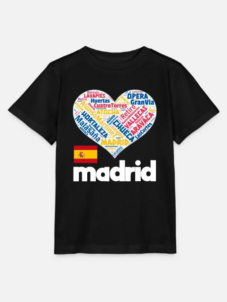 Madrid - Stanley/Stella Kinder T-Shirt MINI CREATOR - Schwarz