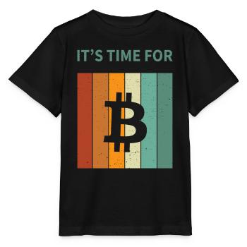 Bitcoin - Stanley/Stella MINI CREATOR Kids’ T-Shirt - black - Front - Mikhail (115cm)