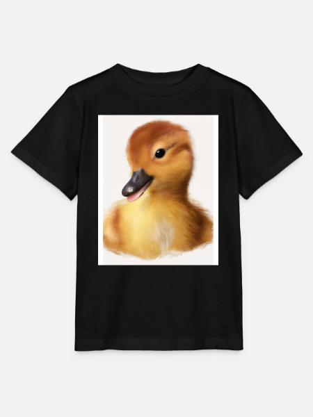 Baby Ente - Nutztier - Stanley/Stella Kinder T-Shirt MINI CREATOR  - Schwarz