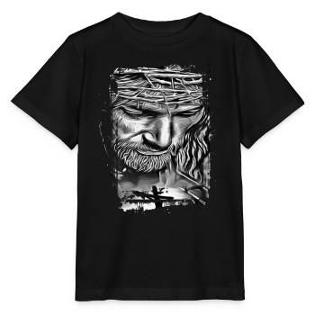 Jésus Marie Mère de Jésus Madonna Mary Marianna - T-shirt bio MINI CREATOR Stanley/Stella Enfant - noir - Devant - Mikhail (115cm)