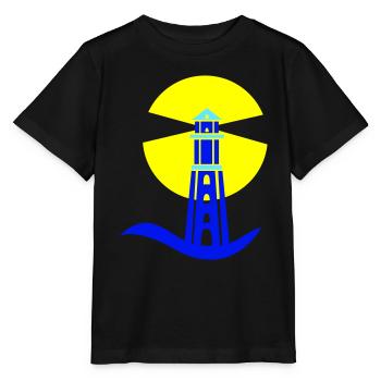 phare - T-shirt bio MINI CREATOR Stanley/Stella Enfant - noir - Devant - Mikhail (115cm)
