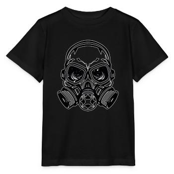 Toxic Dance Skull - Stanley/Stella MINI CREATOR Kids’ T-Shirt - black - Front - Mikhail (115cm)