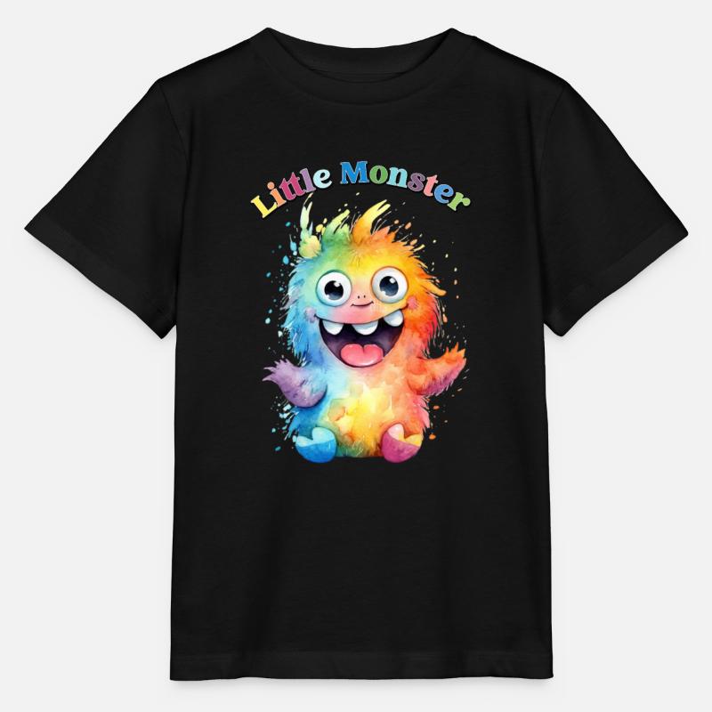 Kleines Monster 5 - Stanley/Stella Kinder T-Shirt MINI CREATOR  - Schwarz