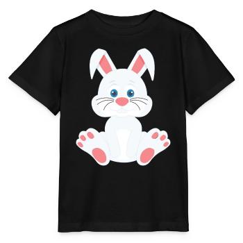 Niedlicher Hase - Stanley/Stella Kinder T-Shirt MINI CREATOR  - Schwarz - Vorne - Mikhail (115cm)