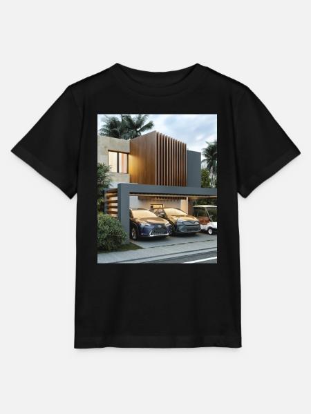 Haus - Stanley/Stella Kinder T-Shirt MINI CREATOR - Schwarz