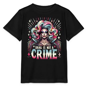 Culture drag exclusive et inspiration drag queen - T-shirt bio MINI CREATOR Stanley/Stella Enfant - noir - Devant - Mikhail (115cm)