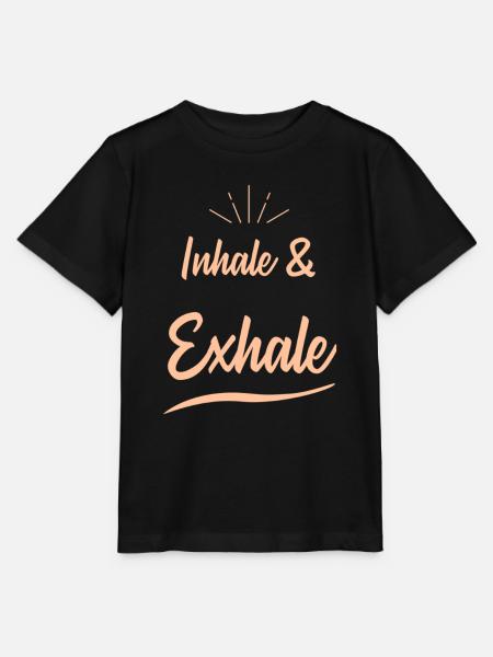 yoga sprüche - Stanley/Stella Kinder T-Shirt MINI CREATOR - Schwarz
