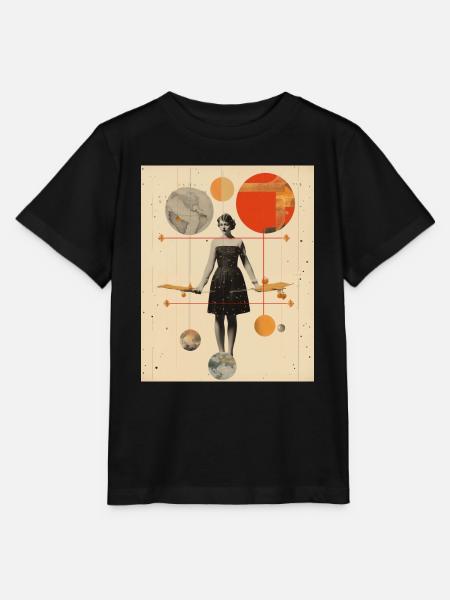 Schütze - Stanley/Stella Kinder T-Shirt MINI CREATOR - Schwarz