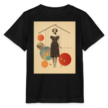 Balance - T-shirt bio MINI CREATOR Stanley/Stella Enfant - noir - Devant - Mikhail (115cm)