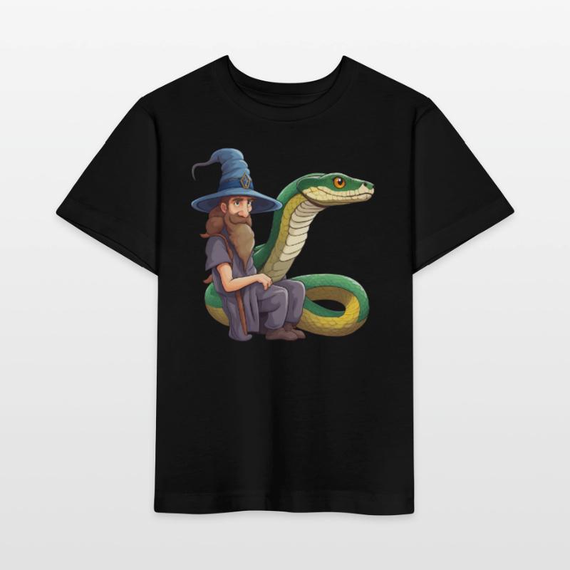Sorcier Serpent Anaconda Serpent Boa Python T-shirt bio MINI CREATOR Stanley/Stella Enfant
